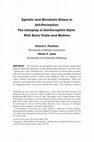 Research paper thumbnail of Egoistic and Moralistic Biases in Self‐Perception: The Interplay of Self‐Deceptive Styles With Basic Traits and Motives