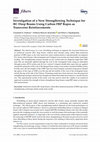 Research paper thumbnail of Investigation of a New Strengthening Technique for RC Deep Beams Using Carbon FRP Ropes as Transverse Reinforcements