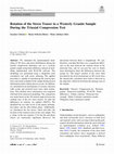 Research paper thumbnail of Rotation of the Stress Tensor in a Westerly Granite Sample During the Triaxial Compression Test