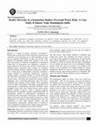 Research paper thumbnail of Rotifer Diversity in a Semiurban Shallow Perrenial Water Body: A Case Study of Jalaser Tank Mandalgarh, India