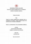 Research paper thumbnail of Modelo de gestión Administrativo Financiero para la cooperativa de Ahorro y Crédito Mushuk Pakari Ltda, cantón Otavalo, provincia de Imbabura