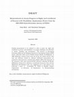 Research paper thumbnail of Measurements to Assess Progress in Rights and Livelihood of Persons with Disabilities: Implications Drawn from the IDE-PIDS Socio-Economic Survey of PWDs *