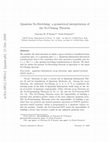 Research paper thumbnail of The Quantum No-Stretching: A geometrical interpretation of the no-cloning theorem