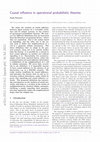 Research paper thumbnail of Causal influence in operational probabilistic theories