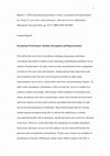 Research paper thumbnail of Docudrama performance: realism, recognition and representation