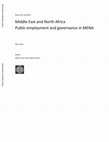 Research paper thumbnail of Public Employment and Governance in Middle East and North Africa