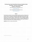 Research paper thumbnail of Permintaan Impor (Import Demand) Beras di Indonesia: Pendekatan Analisis Times-Series – Vector Error Correction Model