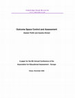 Research paper thumbnail of Cambridge Exam Research Outcome Space Control and Assessment Association for Educational Assessment -Europe