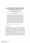 Research paper thumbnail of Comunitarian of Fisherman, Fisheries and Local Government Communities, Management of Results of Coastal Resources in Riau Province