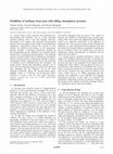 Research paper thumbnail of Ebullition of methane from peat with falling atmospheric pressure