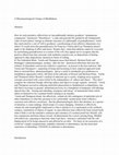 Research paper thumbnail of A Phenomenological Critique of Mindfulness