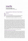 Research paper thumbnail of Orta Çağ İslâm Cildlerinde ‘Sikatî Billah’ Mührü