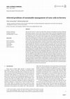 Research paper thumbnail of Selected problems of sustainable management of rusty soils in forestry