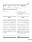 Research paper thumbnail of Behavioral Perspective Model: Conceptual Analysis and Review