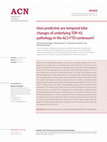 Research paper thumbnail of How predictive are temporal lobe changes of underlying TDP-43 pathology in the ALS-FTD continuum?