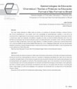 Research paper thumbnail of Epistemologias da Educação Dramática I: Teorias e Práticas na Educação Formal e Não Formal no Brasil