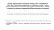 Research paper thumbnail of Quality Improvement Formulation of Salak Chili Paste Based on Curly Red Chili (Capsicum annuum var. Hailux) and Salak Pondoh (Salacca edulis Reinw var. Semeru) Using Sensory Evaluation, Activity Evaluation of Bioactive Compounds and Microbiological Evaluation