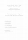 Research paper thumbnail of Detection of Communities of Agents Interacting through Regional Innovation Policies