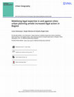 Research paper thumbnail of Mobilizing legal expertise in and against cities: urban planning amidst increased legal action in Bogotá