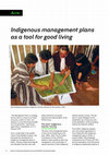 Research paper thumbnail of Indigenous management plans as a tool for good living