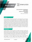 Research paper thumbnail of Policy Brief - POLÍTICA MIGRATÓRIA E DE INTEGRAÇÃO DA UNIÃO EUROPEIA: NORMATIVAS, PLANOS E DESAFIOS FRONTEIRIÇOS