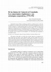 Research paper thumbnail of De las Juntas de Comercio al Consulado. Los comerciantes rioplatenses y sus estrategias corporativas, 1779-1794