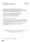 Research paper thumbnail of A repetição do indébito tributário indireto e a (i)legitimidade do consumidor final: mudança de paradigma ou casuísmo do Superior Tribunal de Justiça?