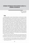 Research paper thumbnail of Değişen Güvenlik Stratejisinde Sağlık ve Küresel Salgınlar