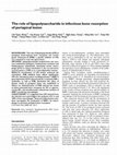 Research paper thumbnail of The role of lipopolysaccharide in infectious bone resorption of periapical lesion