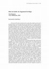 Research paper thumbnail of Here on Earth : an argument for hope