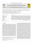 Research paper thumbnail of A cascaded fuzzy-LOPA risk assessment model applied in natural gas industry