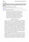 Research paper thumbnail of Using Professional Conversations as a Participatory Research Method Within the Discipline of Sport Pedagogy-Related Teacher and Coach Education