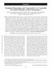 Research paper thumbnail of Neointimal Hyperplasia and Vasoreactivity Are Controlled by Genetic Elements on Rat Chromosome 3