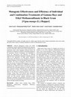 Research paper thumbnail of Mutagenic Effectiveness and Efficiency of Individual and Combination Treatments of Gamma Rays and Ethyl Methanesulfonate in Black Gram [Vigna mungo (L.) Hepper]