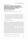 Research paper thumbnail of Issue News and Corporate Reputation: Applying the Theories of Agenda Setting and Issue Ownership in the Field of Business Communication