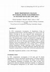 Research paper thumbnail of Body proprtion changes of nursing home oligophrenics in Western Hungary (1991–2011)