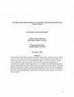 Research paper thumbnail of The Impact of the Method of Delivery on Ownership Concentration in Interest Rate Futures Markets