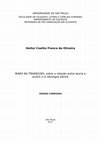 Research paper thumbnail of Marx na transição: sobre a relação entre teoria e práxis n\'A ideologia alemã