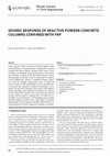 Research paper thumbnail of Seismic Response of Reactive Powder Concrete Columns Confined with FRP