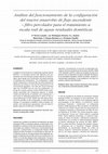 Research paper thumbnail of Análisis del funcionamiento de la configuración
del reactor anaerobio de flujo ascendente
– filtro percolador para el tratamiento a
escala real de aguas residuales domésticas