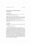 Research paper thumbnail of Homotopy Index for Multivalued Flows on Sleek Sets