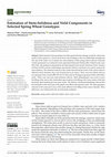 Research paper thumbnail of Estimation of Stem-Solidness and Yield Components in Selected Spring Wheat Genotypes