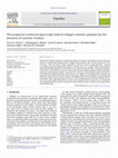 Research paper thumbnail of The properties conferred upon triple-helical collagen-mimetic peptides by the presence of cysteine residues