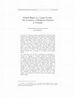 Research paper thumbnail of Human Rights as a Larger Loyalty: The Evolution of Religious Freedom in Vietnam