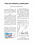 Research paper thumbnail of Embedded Capacitive Displacement Sensor for Nanopositioning Applications