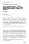 Research paper thumbnail of The concept of societal provenance and records of nineteenth-century Aboriginal–European relations in Western Canada: implications for archival theory and practice