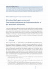 Research paper thumbnail of Wie closed darf open access sein? / Eine Momentaufnahme der Publikationskultur in der deutschen Romanistik