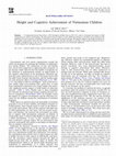 Research paper thumbnail of Height and Cognitive Achievement of Vietnamese Children