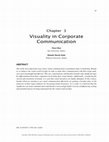 Research paper thumbnail of Visuality in Corporate Communication