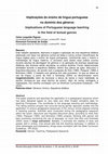 Research paper thumbnail of Implicações do ensino de língua portuguesa no domínio dos gêneros textuais